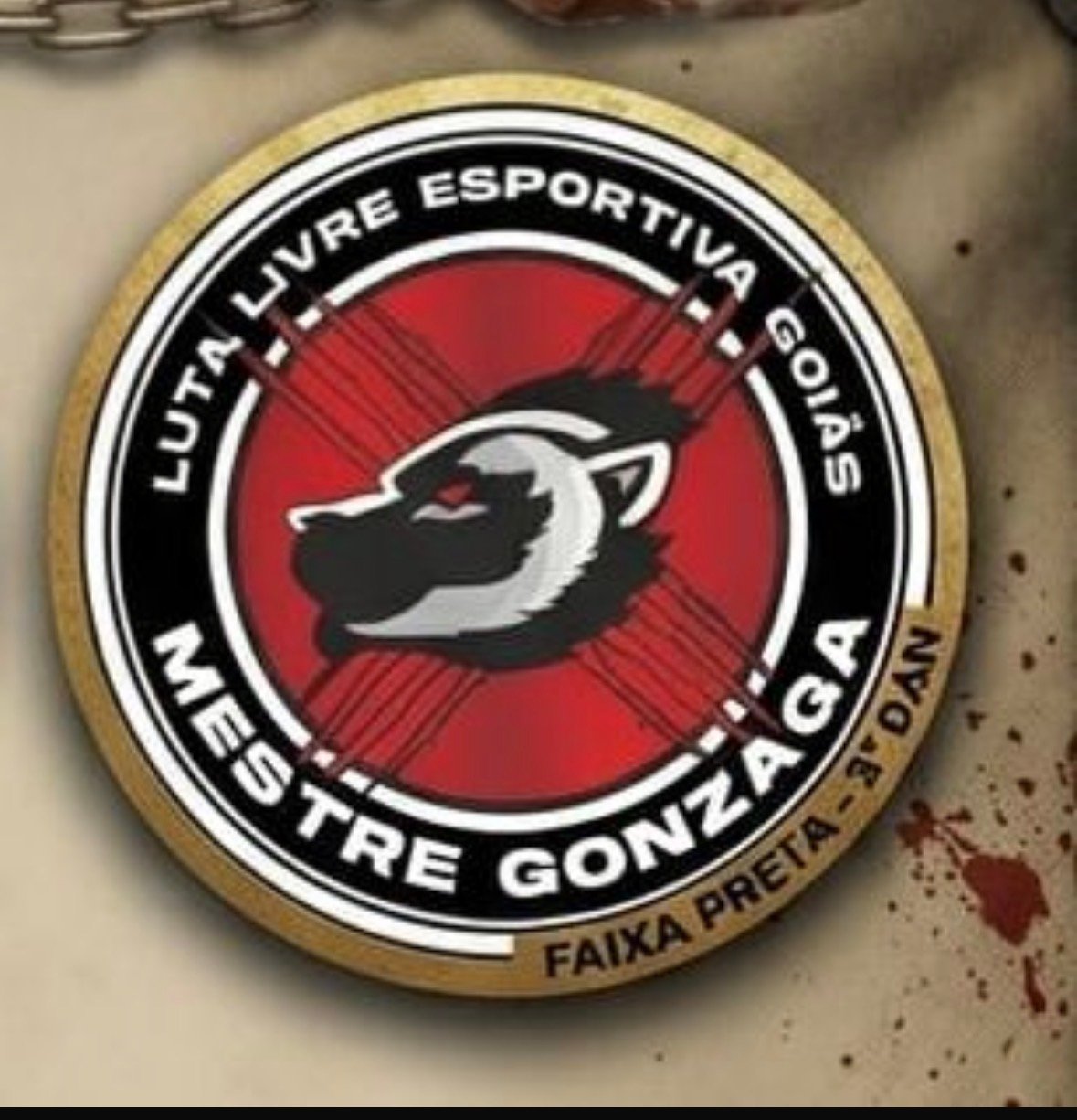 Logo da Academia Clube da Luta Livre Esportiva